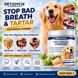 Dental Powder for Dogs - Natural Teeth and Gum Care