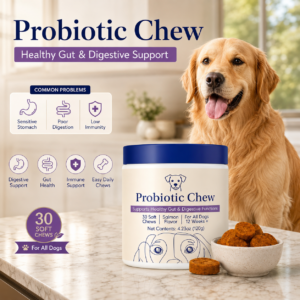 Probiotic Chews for Dogs – Digestive & Gut Health Support